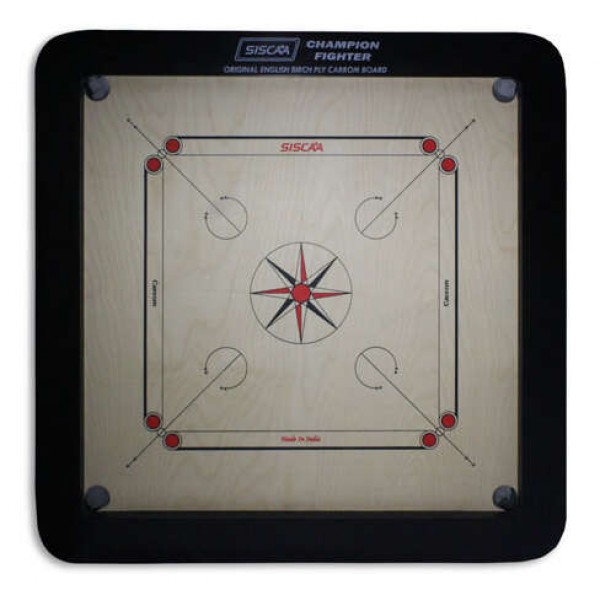 Siscaa Champion Fighter Carrom Board 20 MM