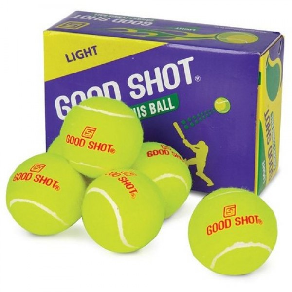Good Shot Light Rubber Cricket Tennis Ball 