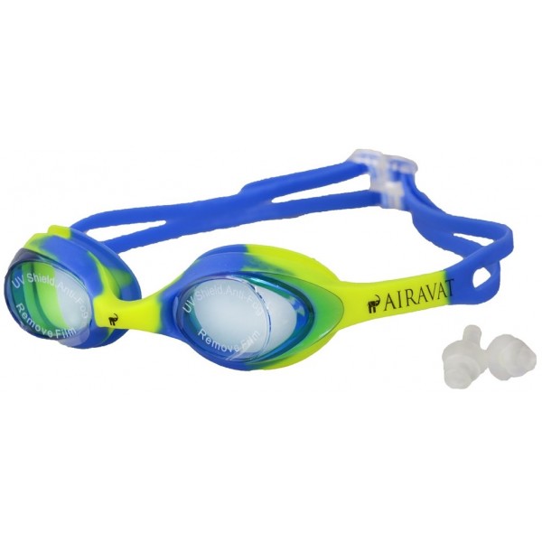 Airavat 1001 Swimming Goggle Blue & Yellow
