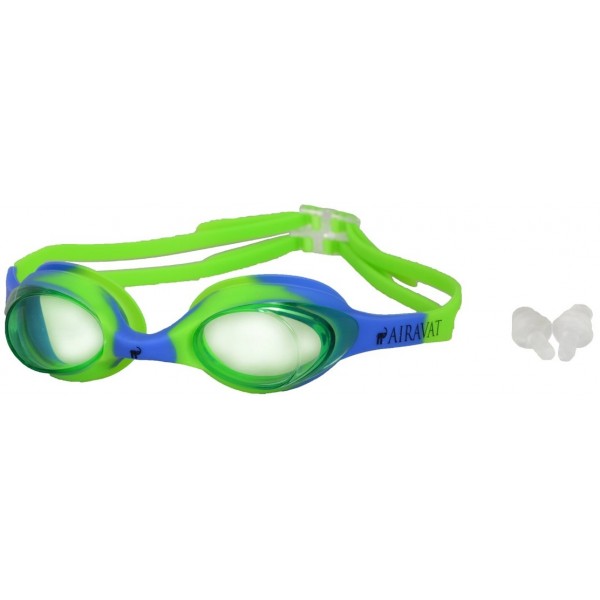 Airavat 1001 Swimming Goggle Green & Blue