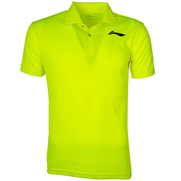 Li-Ning Training Polo T-Shirt Neon