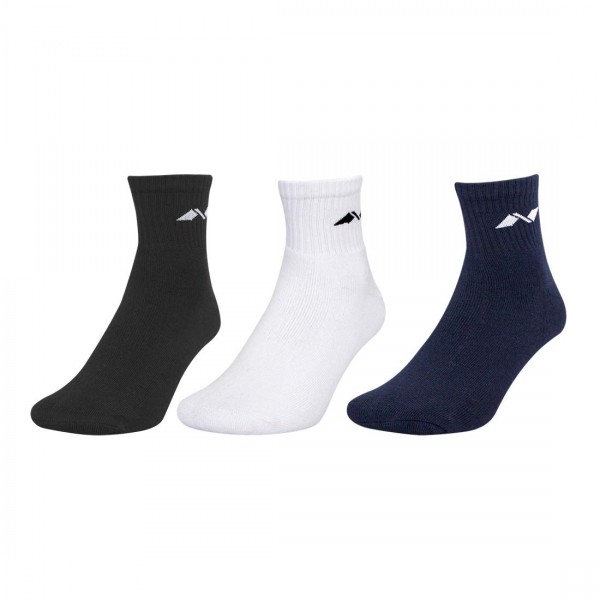 Nivia Encounter Sports Socks Pack of 3 Assorted Colour