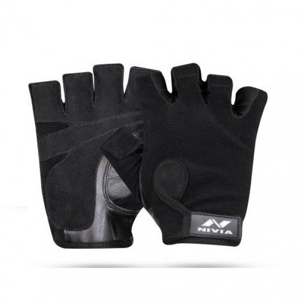 Nivia New Dragon Leather Fitness Gloves Large