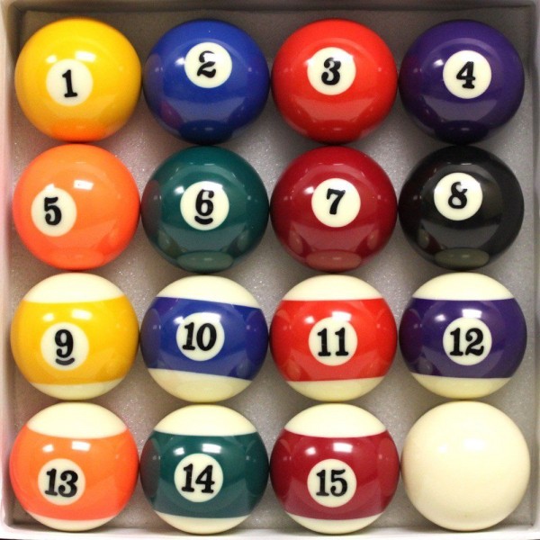 Synco Pool Table Regulation Billiard Ball Set