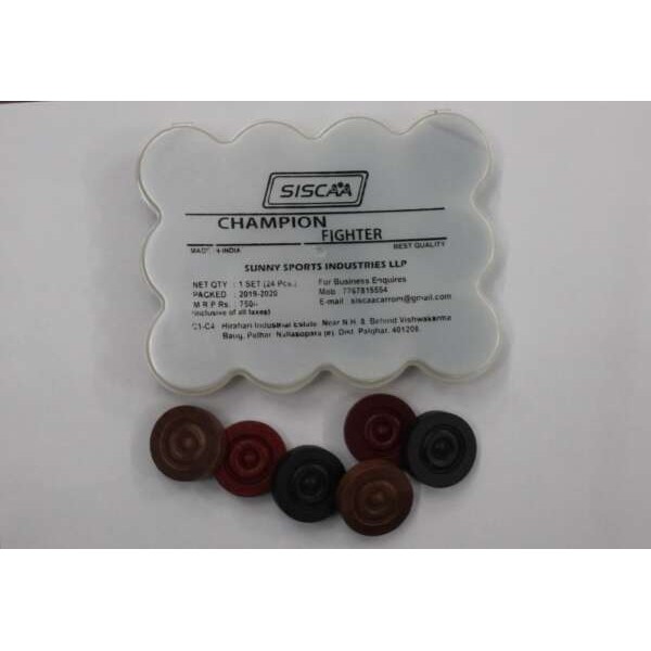Siscaa Champion Fighter Carrom Coins