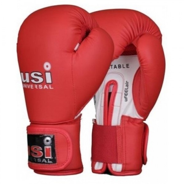 USI Lite Contest Boxing Gloves  Red