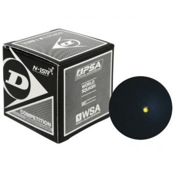 Donlop Competition Single Dot Squash Ball Pack of 2